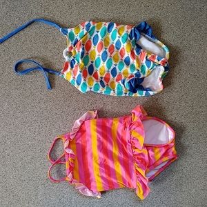 2 Tommy Hilfiger baby bathing suits 6-9 months old